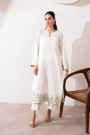 white embroidered dress